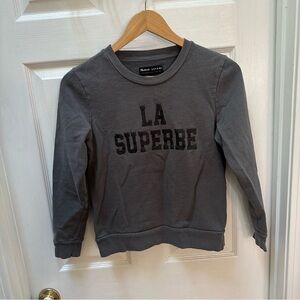 Madewell x Sezane Gray La Superbe crew Sweatshirt s small